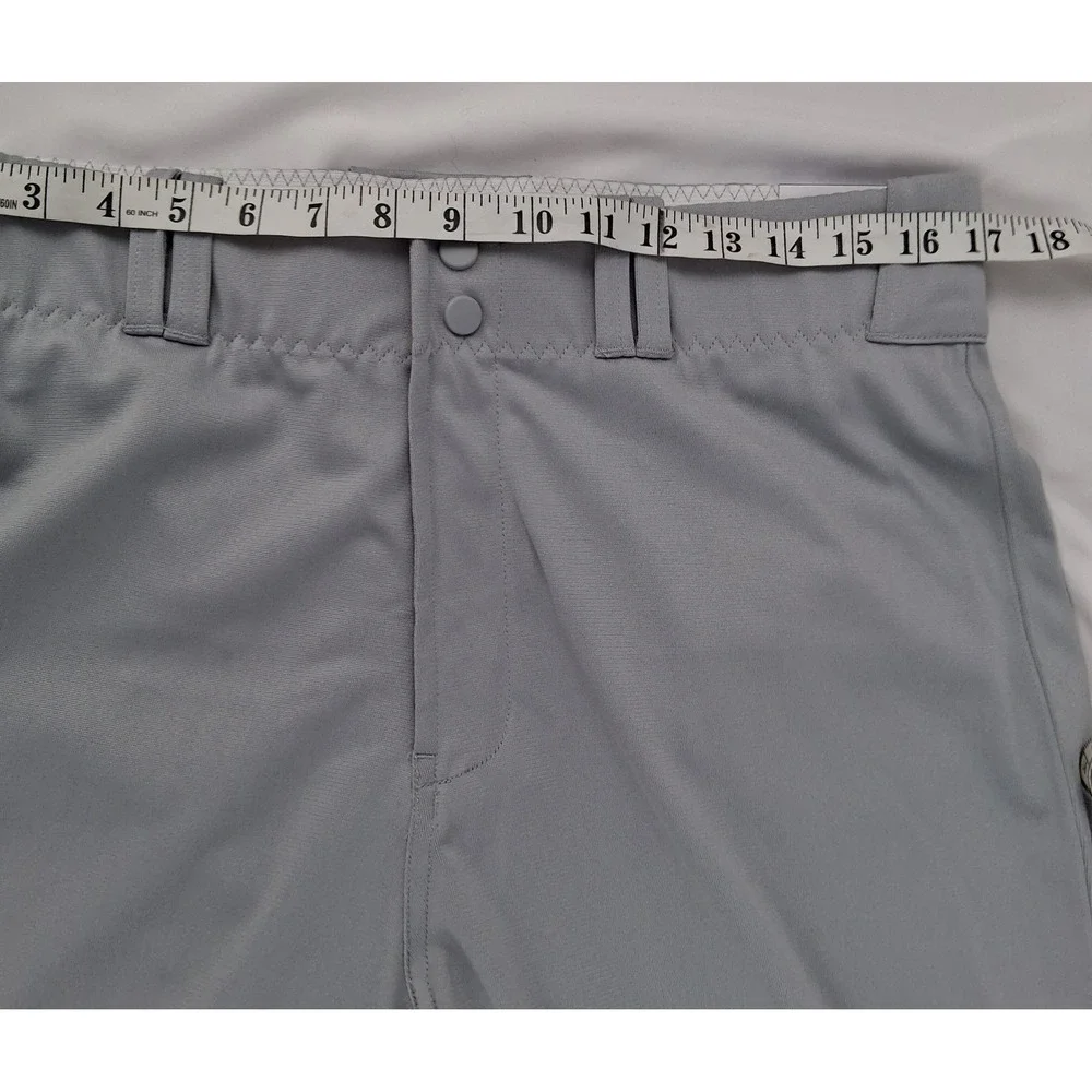 Baseball Tapered Pants Grey Adult Large DBB-SB100A-S01 Mens New - Picture 11 of 13